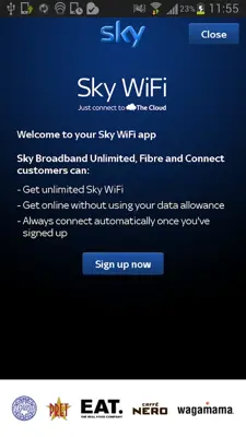 Sky WiFi android App screenshot 5